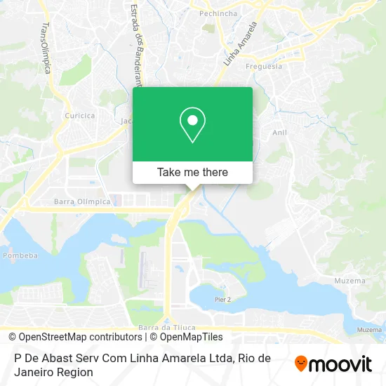 P De Abast Serv Com Linha Amarela Ltda map
