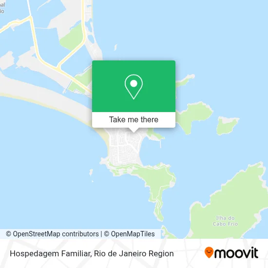 Hospedagem Familiar map