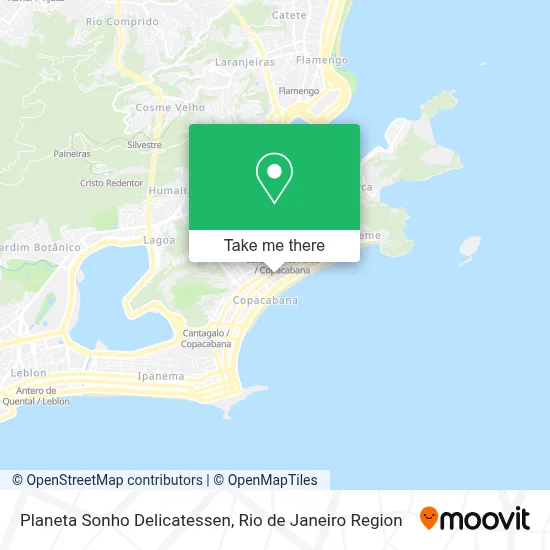 Planeta Sonho Delicatessen map