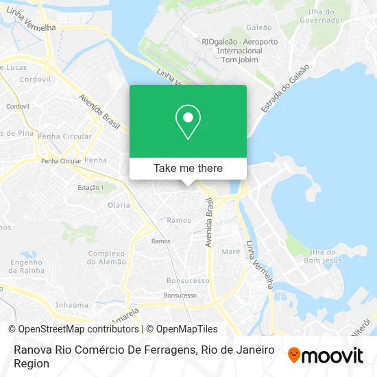 Ranova Rio Comércio De Ferragens map