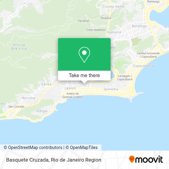 Basquete Cruzada map