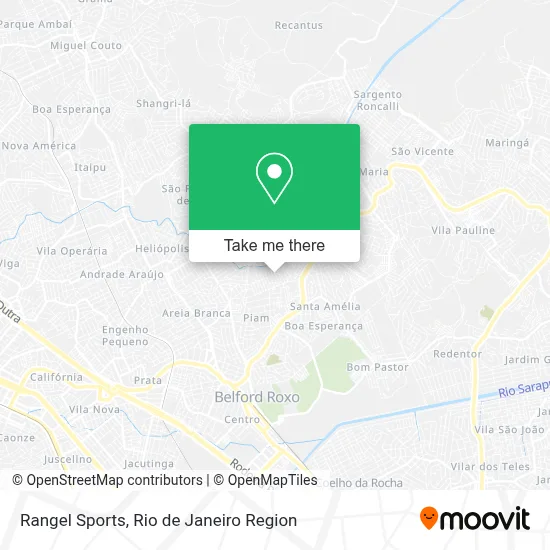 Rangel Sports map