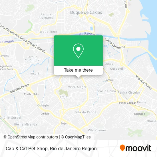Cão & Cat Pet Shop map
