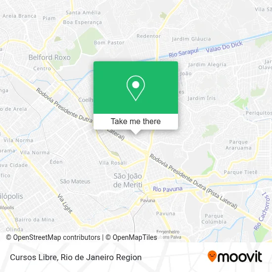 Cursos Libre map