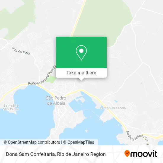 Dona Sam Confeitaria map