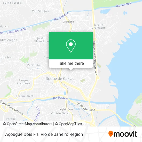 Açougue Dois F's map