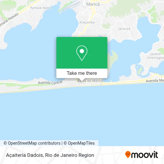 Açaiteria Dadois map