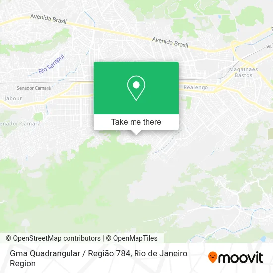 Gma Quadrangular / Região 784 map