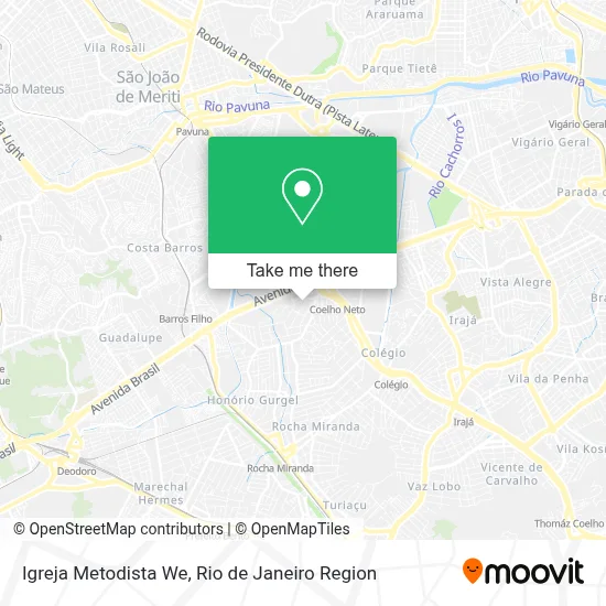 Igreja Metodista We map