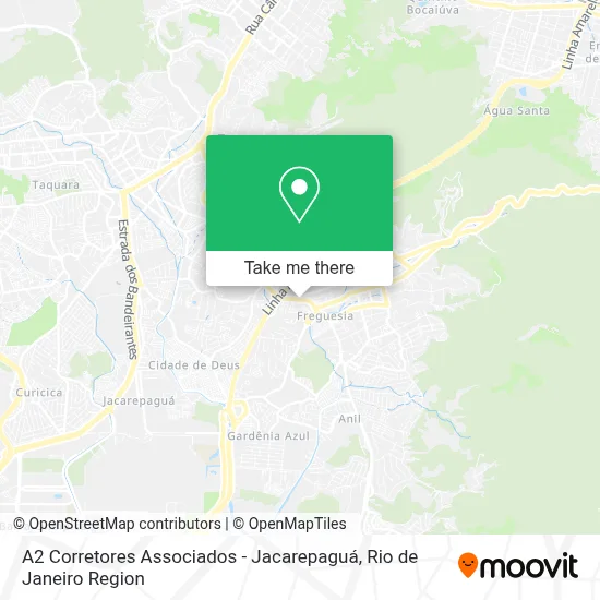 A2 Corretores Associados - Jacarepaguá map