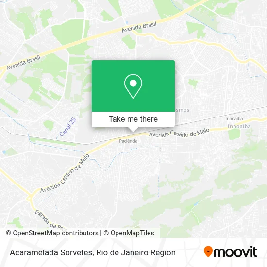 Acaramelada Sorvetes map