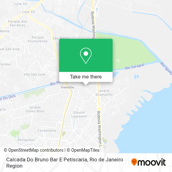 Calcada Do Bruno Bar E Petiscaria map