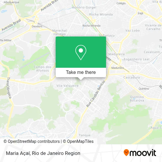 Maria Açaí map