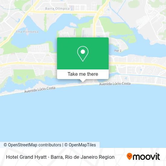 Hotel Grand Hyatt - Barra map
