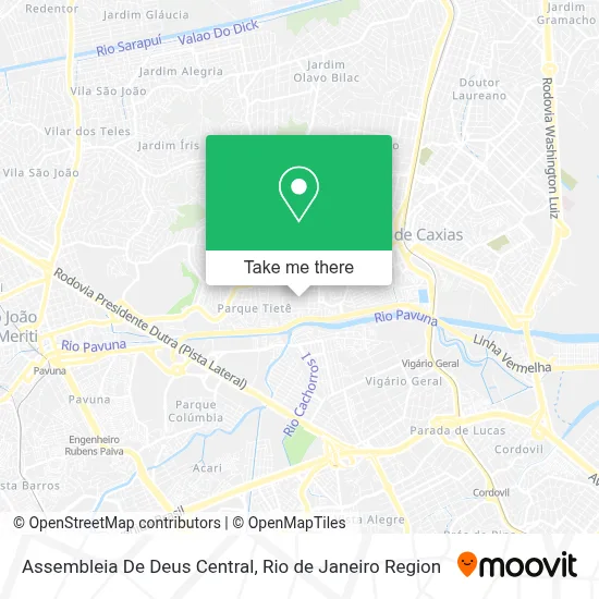 Assembleia De Deus Central map
