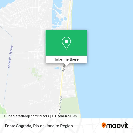Fonte Sagrada map