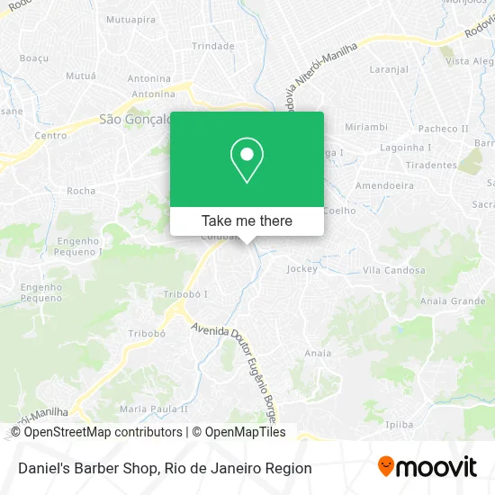 Daniel's Barber Shop map