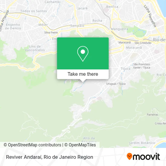 Reviver Andaraí map