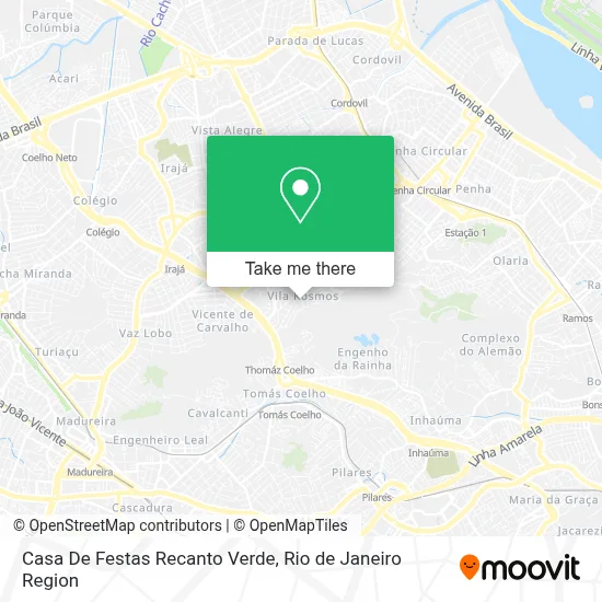 Casa De Festas Recanto Verde map
