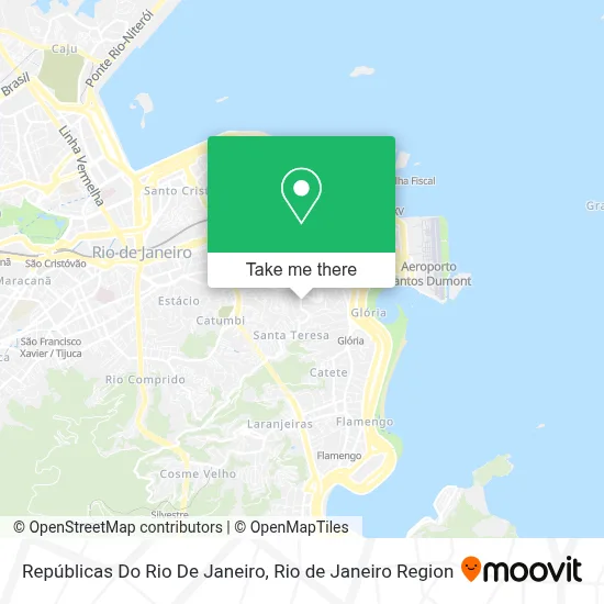 Repúblicas Do Rio De Janeiro map