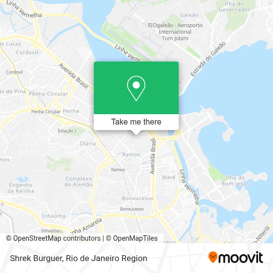 Shrek Burguer map