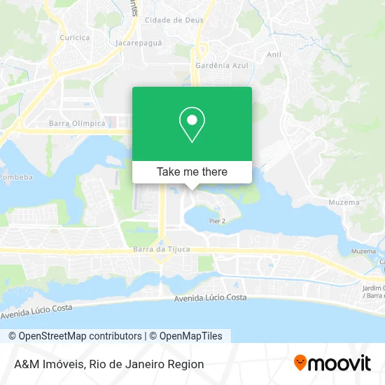 A&M Imóveis map