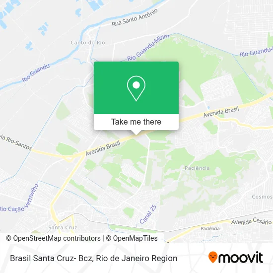 Brasil Santa Cruz- Bcz map