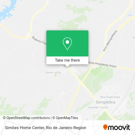 Simões Home Center map