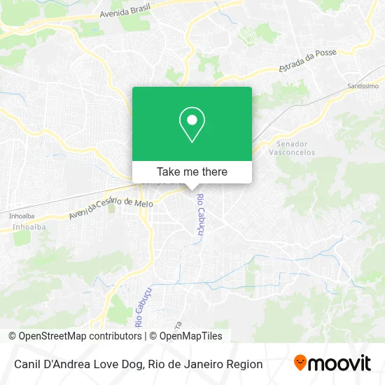 Canil D'Andrea Love Dog map