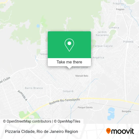 Pizzaria Cidade map