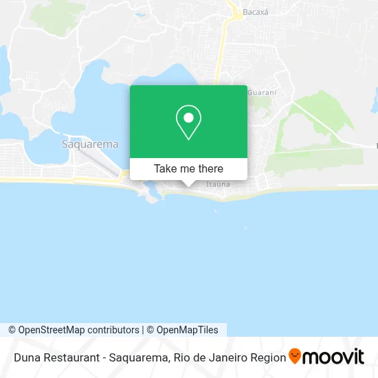 Duna Restaurant - Saquarema map