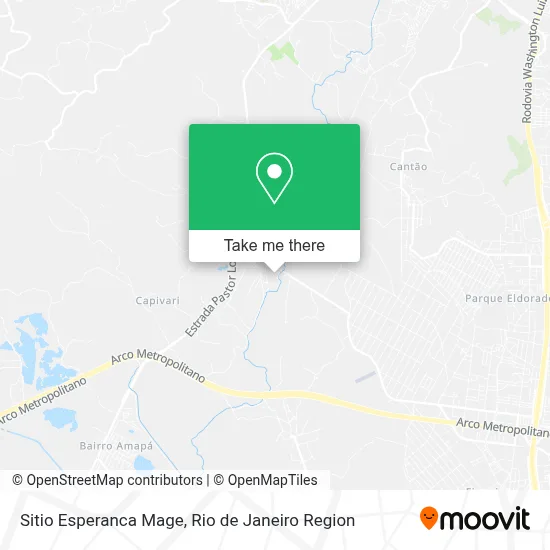 Sitio Esperanca Mage map
