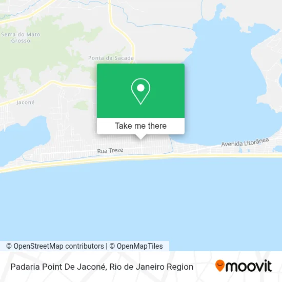 Padaria Point De Jaconé map