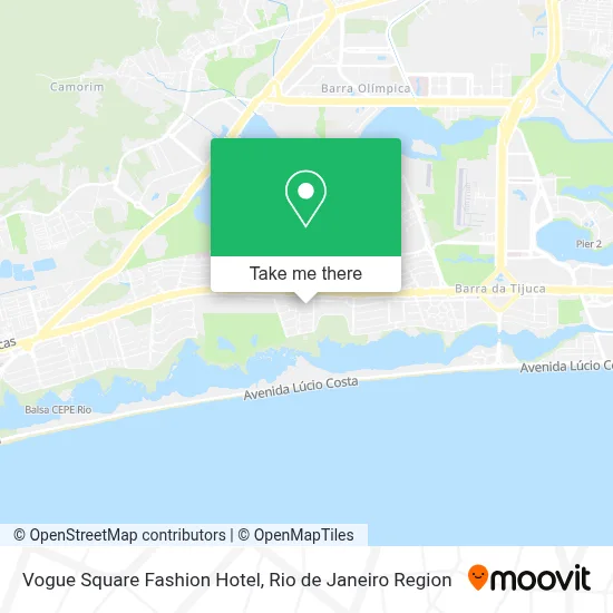 Vogue Square Fashion Hotel map