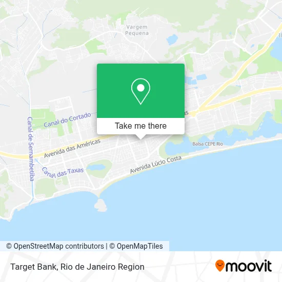 Target Bank map