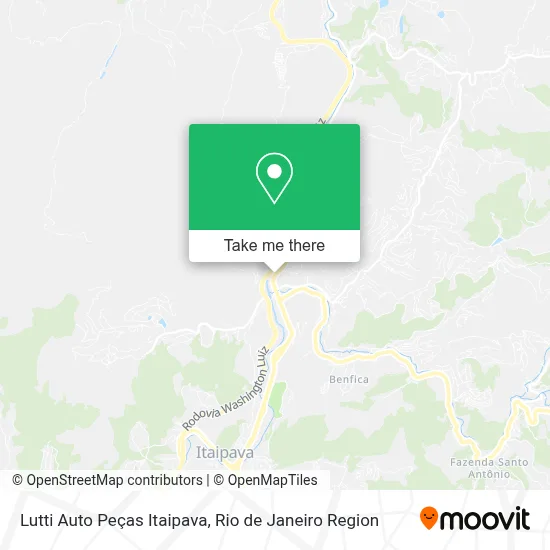 Lutti Auto Peças Itaipava map