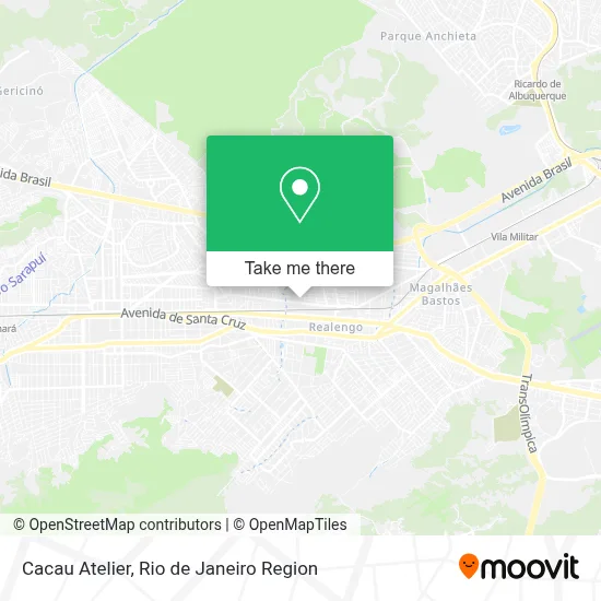 Cacau Atelier map