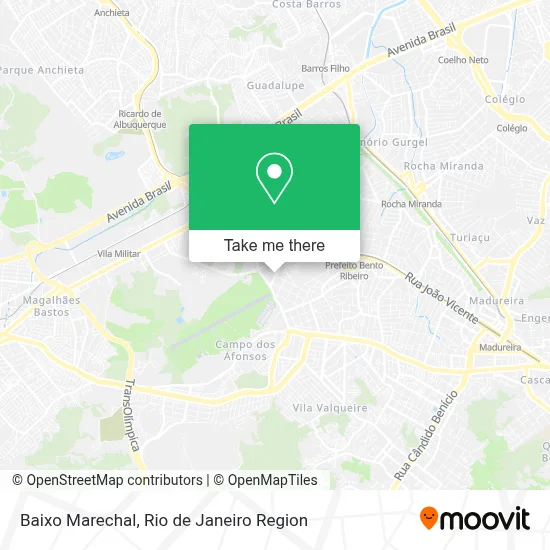 Baixo Marechal map