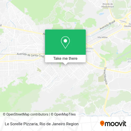 Le Sorelle Pizzaria map