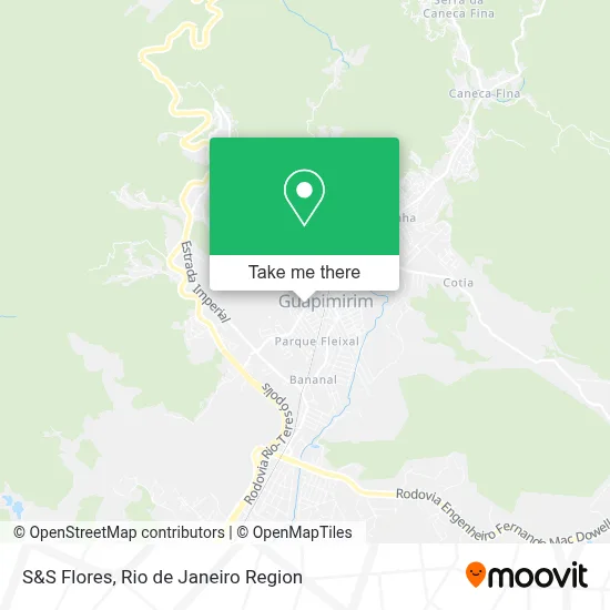 S&S Flores map