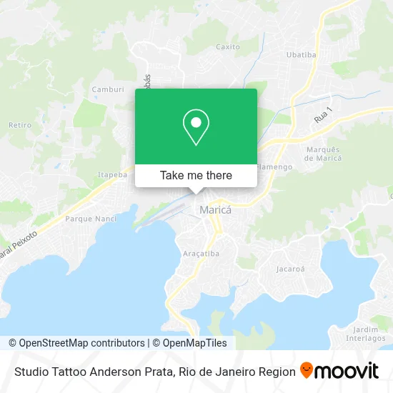 Studio Tattoo Anderson Prata map