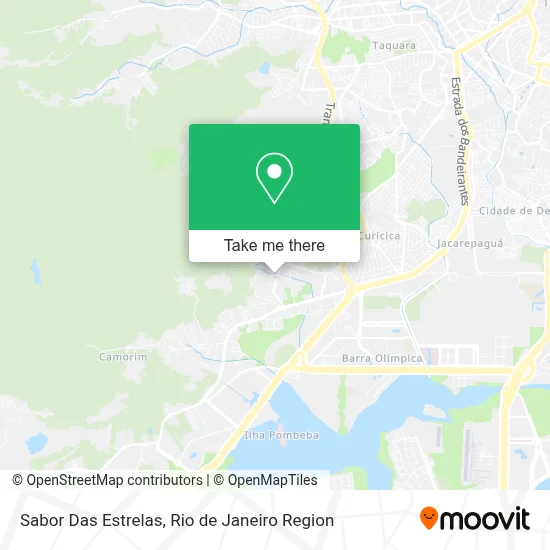 Sabor Das Estrelas map