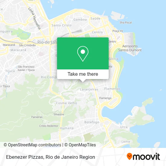 Ebenezer Pizzas map