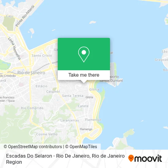 Escadas Do Selaron - Rio De Janeiro map