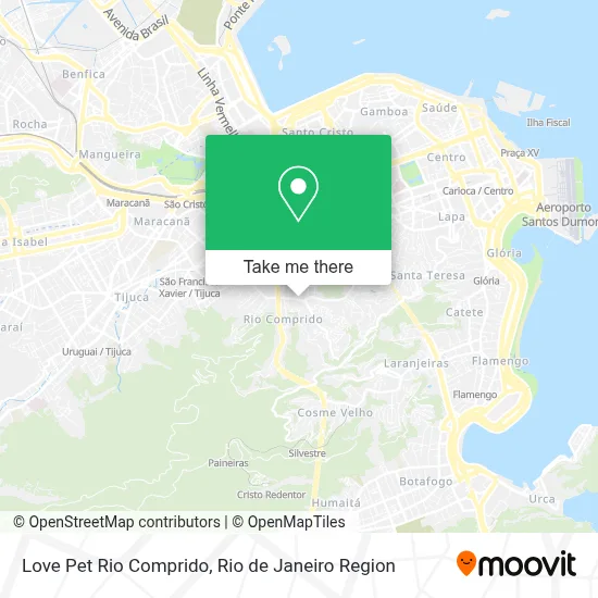 Love Pet Rio Comprido map