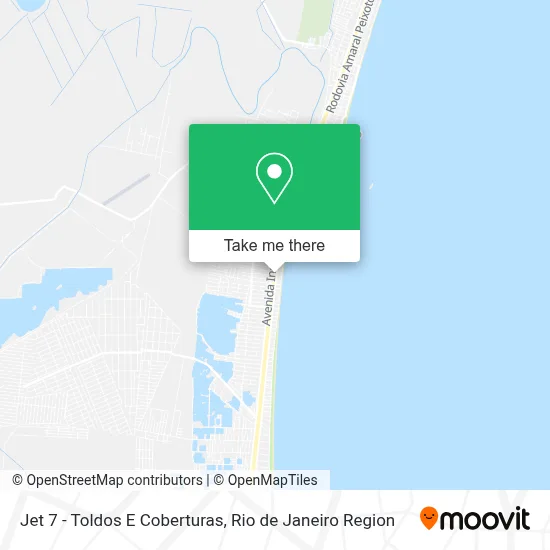 Jet 7 - Toldos E Coberturas map
