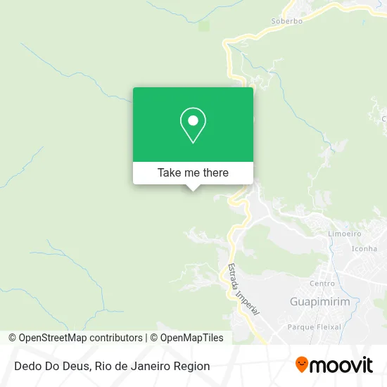 Dedo Do Deus map