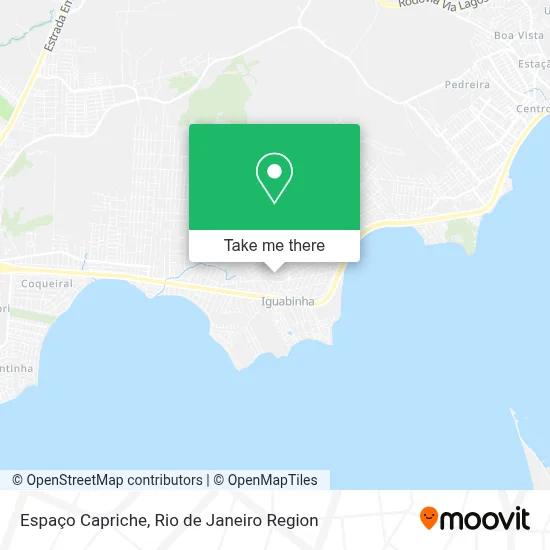 Espaço Capriche map