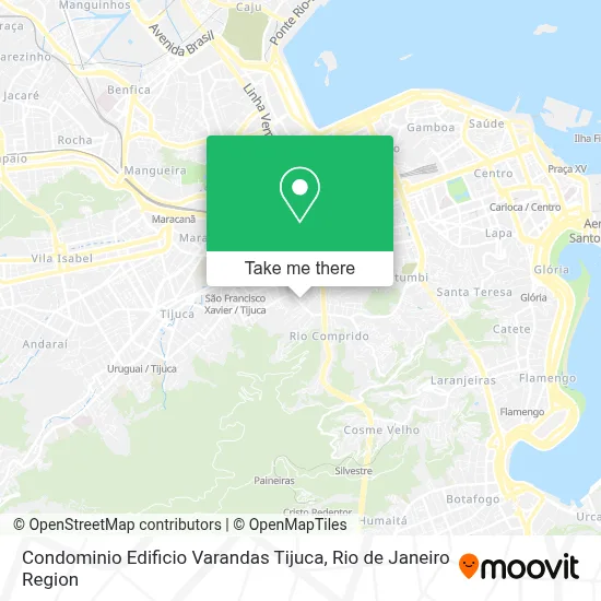 Condominio Edificio Varandas Tijuca map