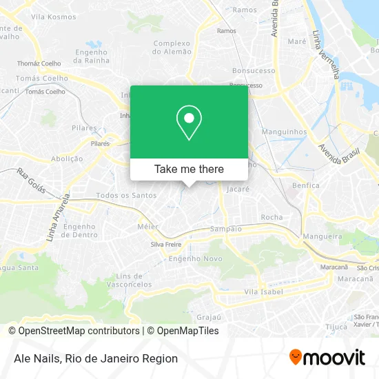 Ale Nails map